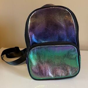 Iridescent Mini Backpack